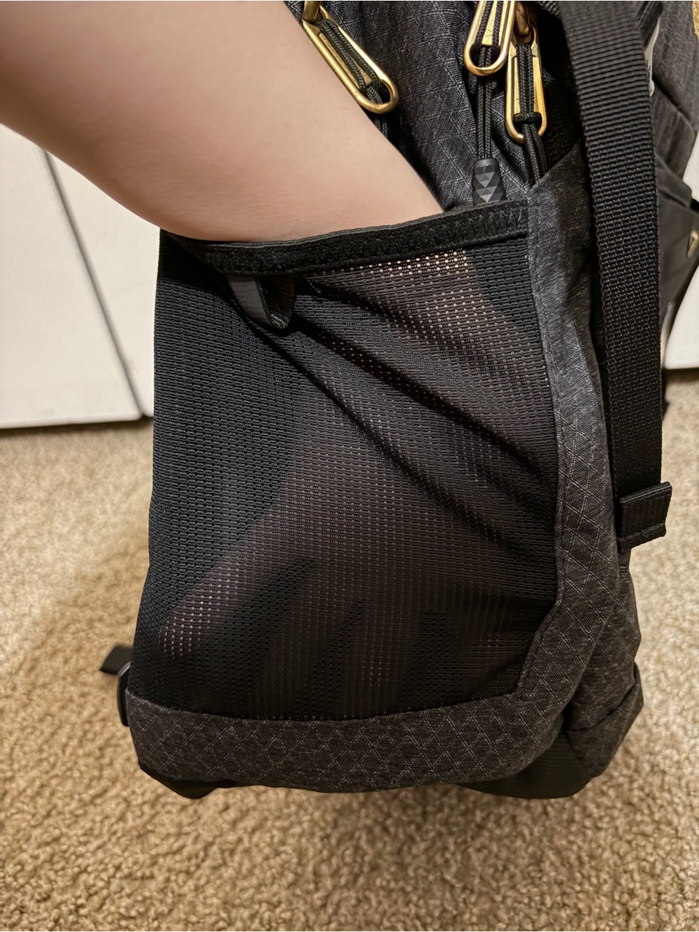 The North Face Women’s Recon Black/Gray Backpack with Yellow Gold Accents ✨🖤 - Picture 16 of 16